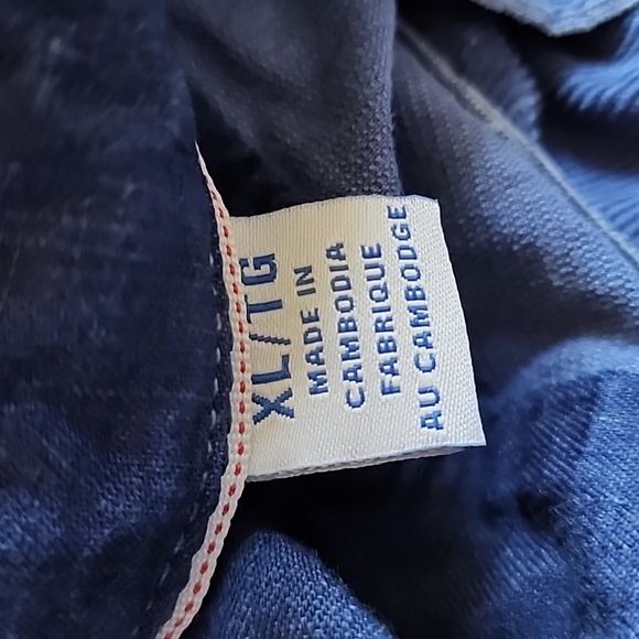 Tommy Bahama Bering Blue Coastline Cord Sun Wash Corduroy Button-down Shirt XL - Picture 6 of 11